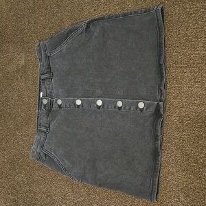 Roxy Black Denim Skirt